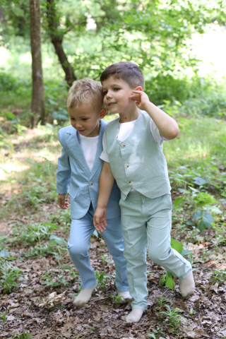 ALBERT waistcoat AQUA 