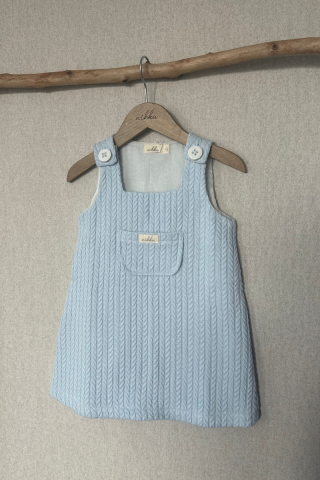 BRAID cotton blue dress 