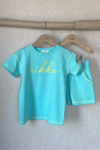 NIKKU t-shirt BLUE 