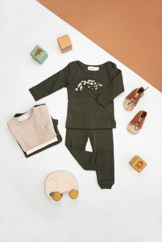 PURE BABY SET olive 