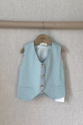 ALBERT waistcoat AQUA 