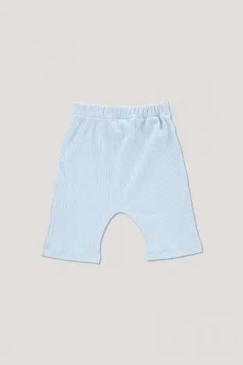 ARCHIE ribbed shorts light blue 