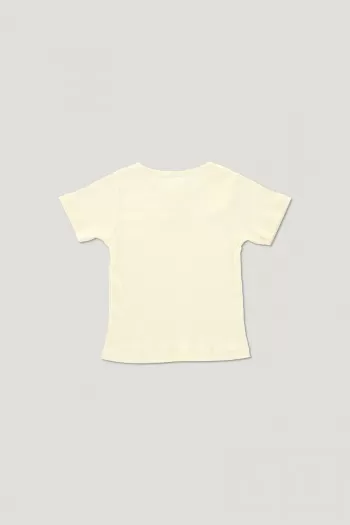 ARTUR ribbed tee vanilla 