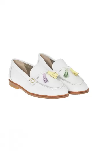 MADISON white loafer 