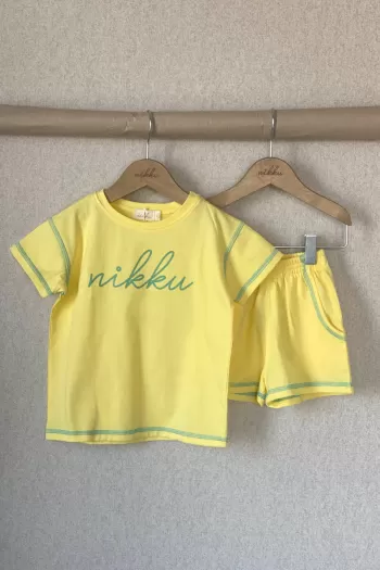 NIKKU t-shirt YELLOW 