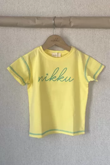 NIKKU t-shirt YELLOW 