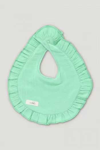 PIA bib flounce turqoise 