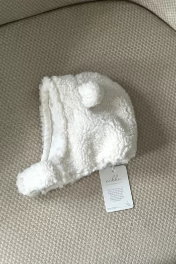 TEDDY hat WHITE 