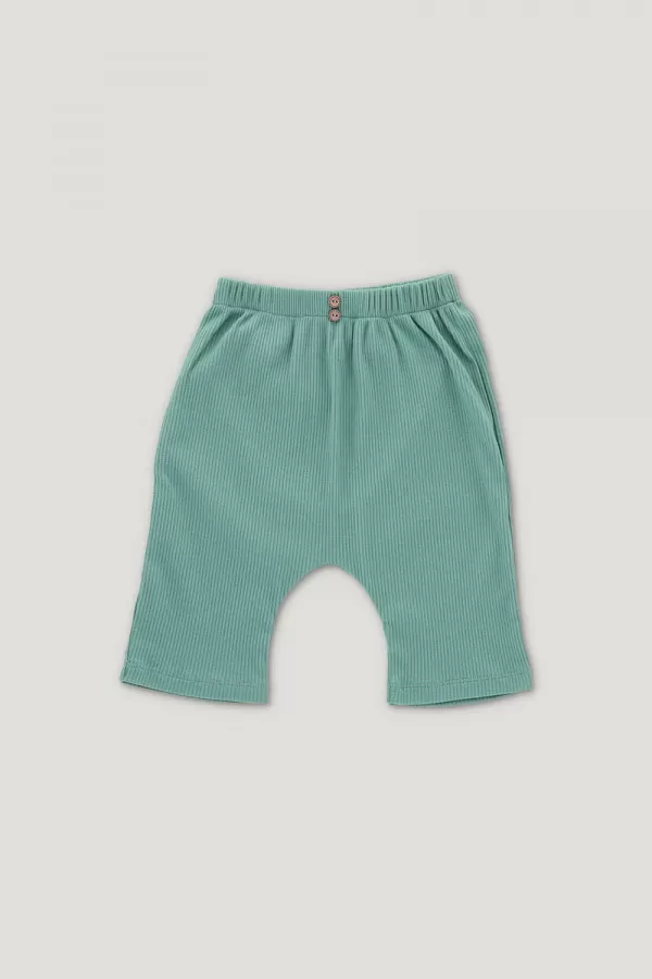 ARCHIE ribbed shorts mineral 