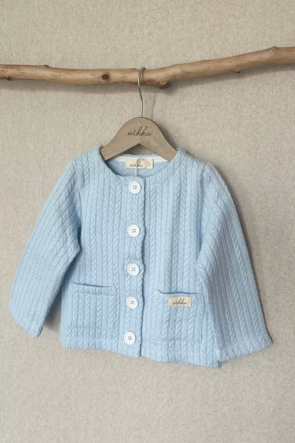 DIONIS cardigan light blue 