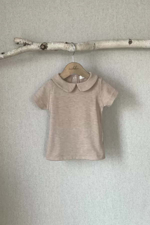 ISABELLA TEE melange beige 