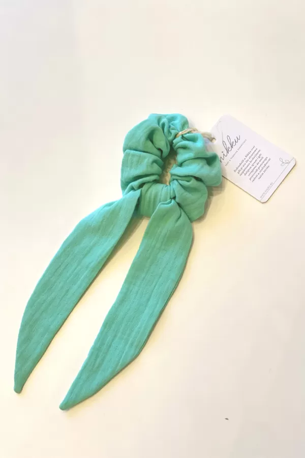 SCRUNCHIE tirkiz bow 