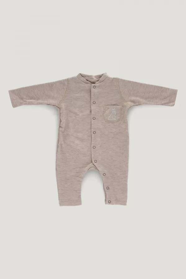 ZEN SLEEPSUIT melange beige 