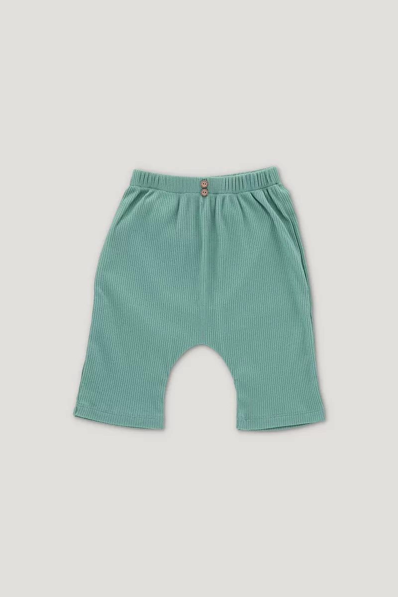 ARCHIE ribbed shorts mineral 