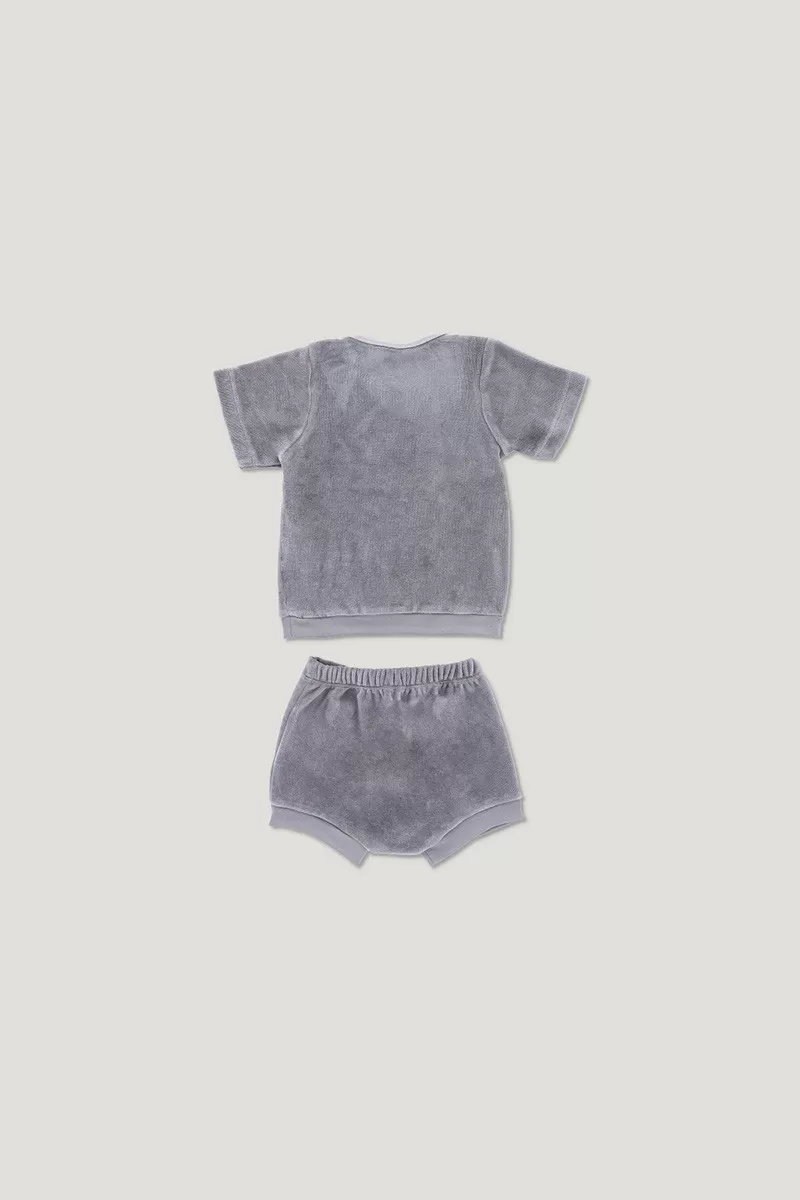 MOGLI BABY SHORTS gray 