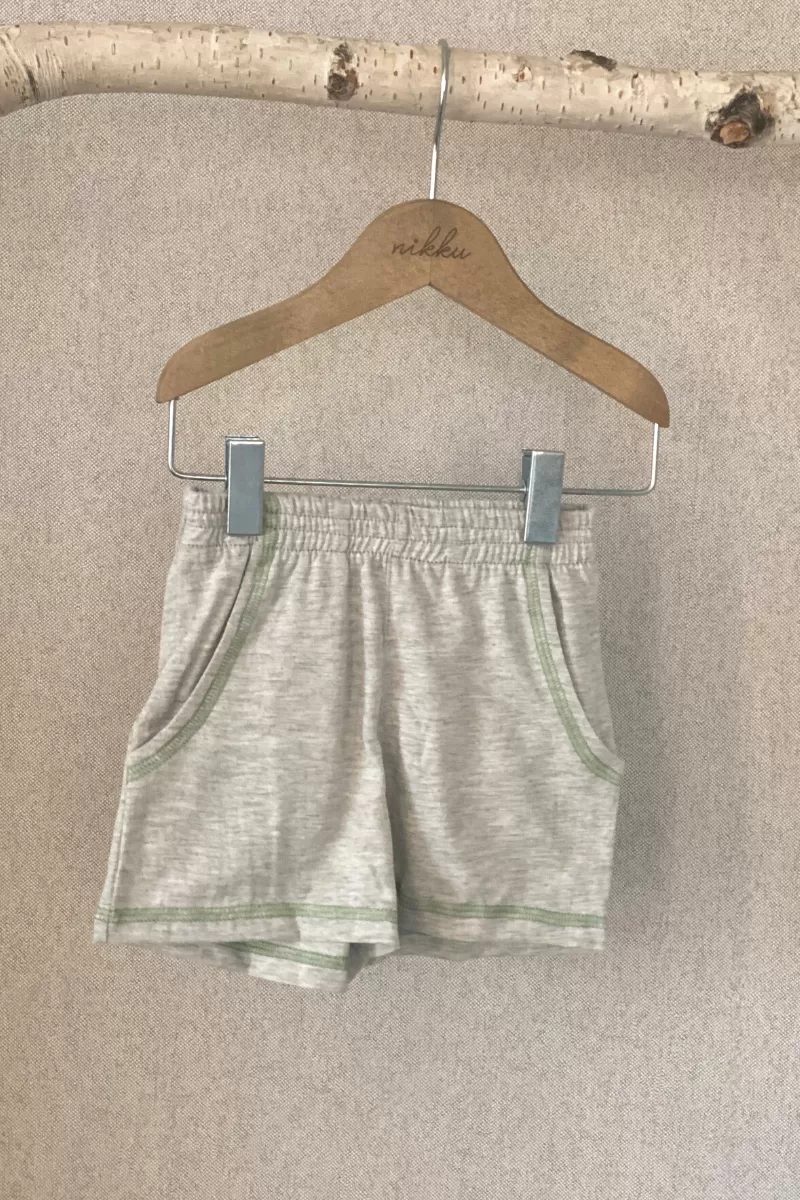 NIKKU shorts GREY melange 