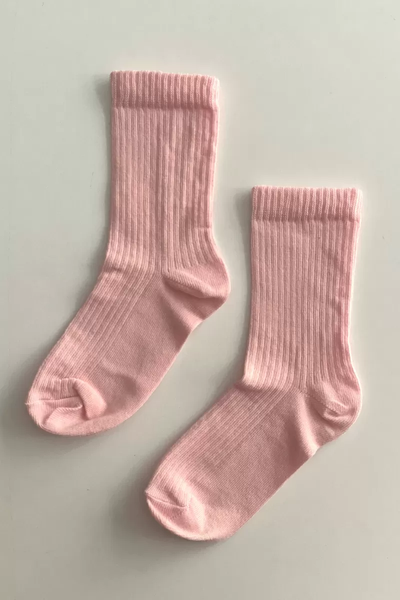 ČARAPICE rebraste sokne baby pink 